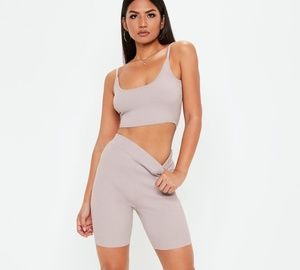 🆕️ Lavender biker shorts & top set (co ord)